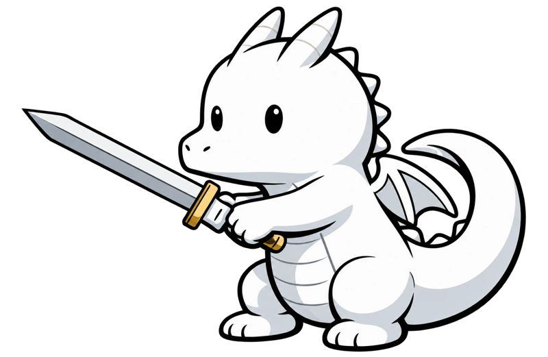 Rex, Auxim’s white dragon with white wings